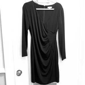 Calvin Klein faux wrap dress